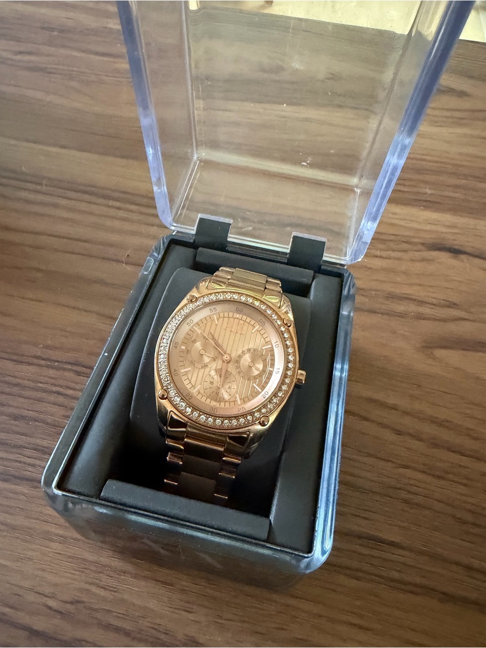 Rose Gold Armani Watch